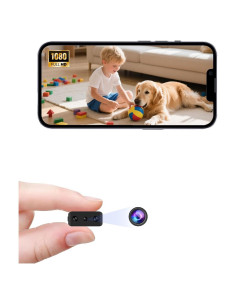 Mini Cámara de Seguridad WiFi Shaopao 1080P con Visión Nocturna