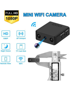 Mini Cámara de Seguridad WiFi Shaopao 1080P con Visión Nocturna 2