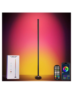 Lámpara de Esquina LED RGB PTVGS 144.78 cm Control Remoto