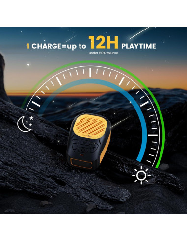 Altavoz Bluetooth Portátil Lavales WS-1 Impermeable 12h