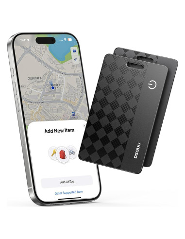 Tarjeta Rastreadora de Cartera Dsquu - Ultra Fina IP68 - 2 Paquete
