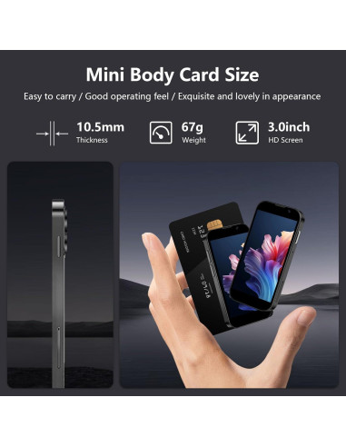Mini Smartphone Soyes XS18 Pro 3" Pantalla Táctil Dual SIM