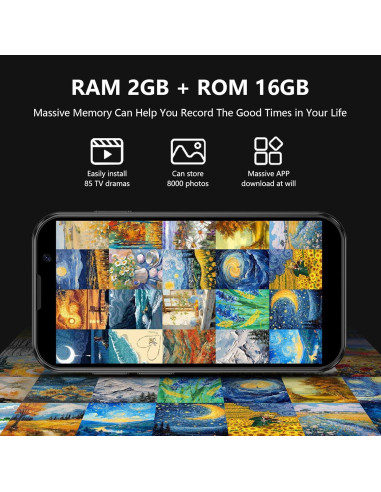 Mini Smartphone Soyes XS18 Pro 3" Pantalla Táctil Dual SIM