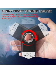 Encendedor de Butano KAMBOLLY en Forma de Anillo Negro 2