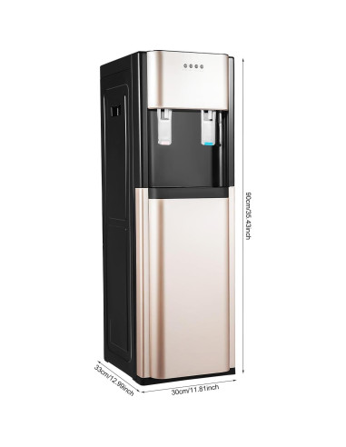 Dispensador de Agua Caliente y Fría TMHWYP 5 Galones Oro