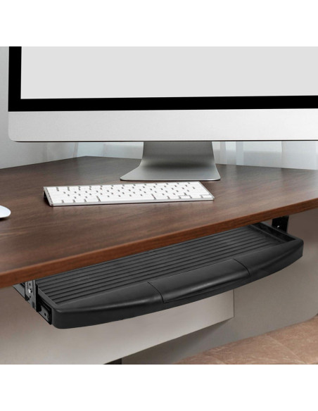 Bandeja para Teclado Ajustable DIYEAH Negra 53x25.5cm