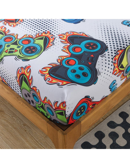 Conjunto de Edredón ADASMILE A & S Gamer 6 Piezas Twin