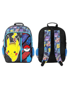 Mochila Pokemon Pikachu 40.6x30.5x12.7 cm para Niños