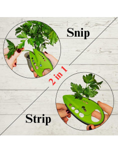 Deshojador de Hierbas TEN73 Multifuncional Verde 10 Agujeros 2