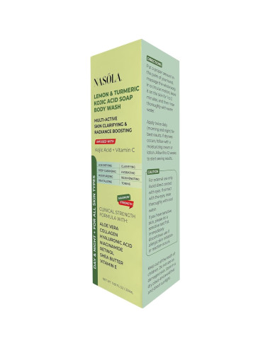 Jabón Líquido Nasola de Ácido Kojico y Cúrcuma 350 ml