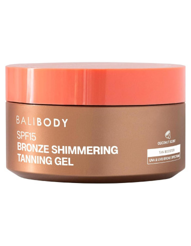 Gel Bronceador Brillante Bali Body SPF 15 - Aroma a Coco