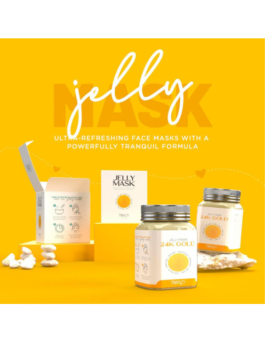 Mascarilla Peel-Off de Gel de Oro 24K BRÚN - 680 ml