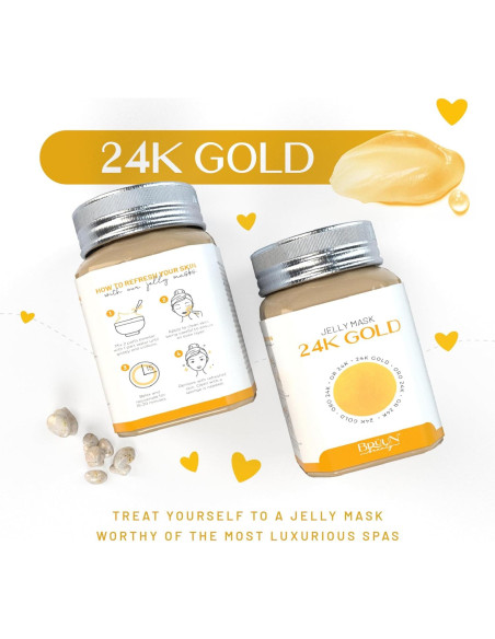Mascarilla Peel-Off de Gel de Oro 24K BRÚN - 680 ml