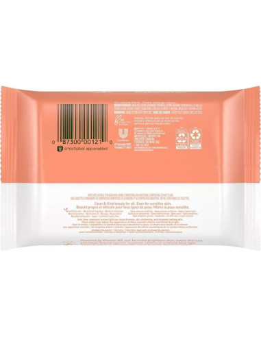 Toallitas Limpiadoras Faciales Simple Brillo Instantáneo 25 Unidades