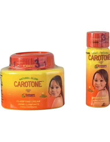 Set de Cuidado Hidratante Crema y Aceite de Zanahoria 300ml