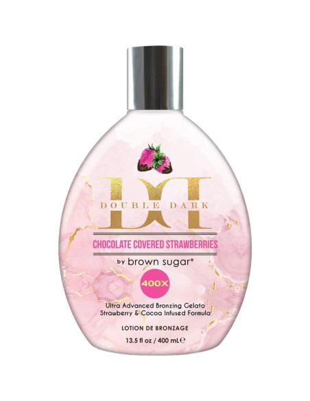 Loción Bronceadora 400X Chocolate Negro y Fresa 382.7g Tan Inc