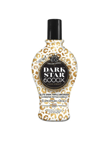 Loción bronceadora ultra oscura European Gold 6000X 340g