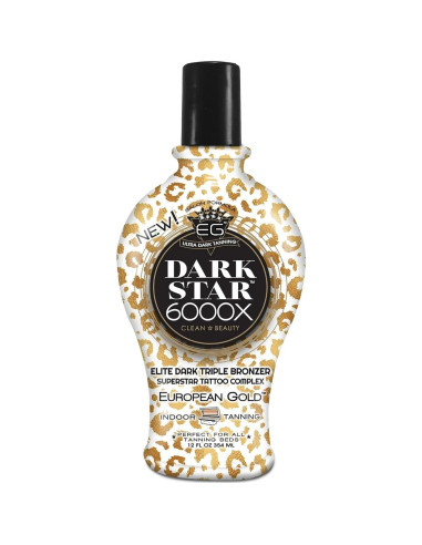 Loción bronceadora ultra oscura European Gold 6000X 340g