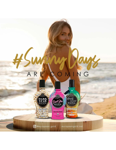 Loción bronceadora ultra oscura European Gold 6000X 340g