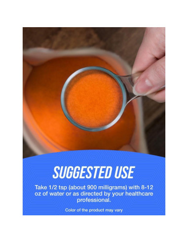 Polvo de Beta Caroteno BulkSupplements 250g - Vitamina A