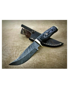 Cuchillo de Desollado Palacio Damasco 21.59 cm Acero Damasco