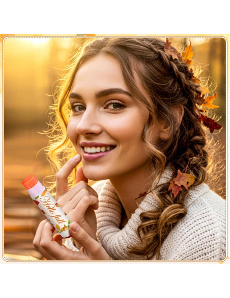 50 Balsamos Labiales Temáticos Otoño Halloween Siifert 4.25g