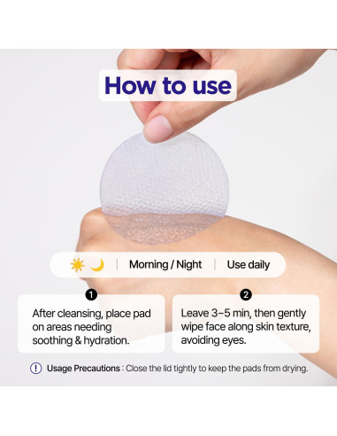 PONGDANG Gel Toner Pad Azuleno 30 Piezas | Cuidado Piel Calmante