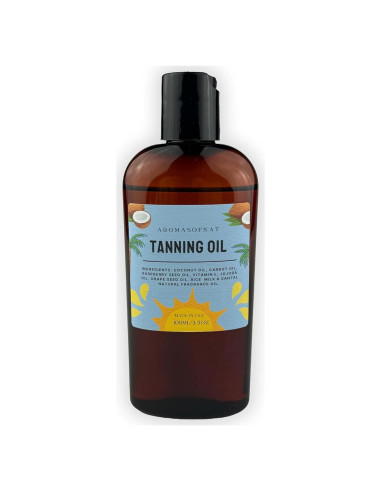 Aceite Bronceador Natural AROMASOFNAT 103.5ml - Brillo Dorado