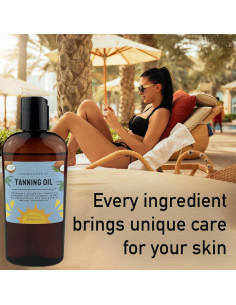 Aceite Bronceador Natural AROMASOFNAT 103.5ml - Brillo Dorado 2