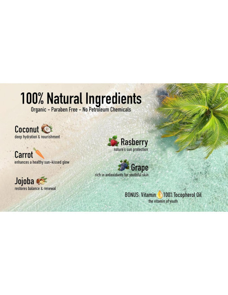 Aceite Bronceador Natural AROMASOFNAT 103.5ml - Brillo Dorado