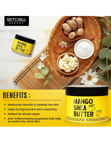 Manteca Corporal de Mango 300g - Hidratante Natural Mitchell Brands