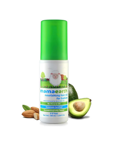 Aceite Capilar Nutritivo MAMAEARTH 100ml para Bebés