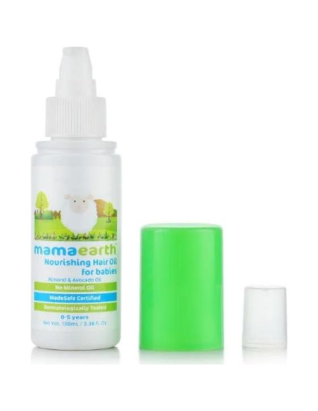 Aceite Capilar Nutritivo MAMAEARTH 100ml para Bebés
