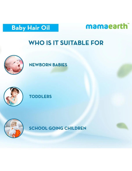 Aceite Capilar Nutritivo MAMAEARTH 100ml para Bebés