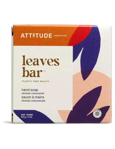 Jabón en barra ATTITUDE 113.4 g Cardamomo Naranja Vegano