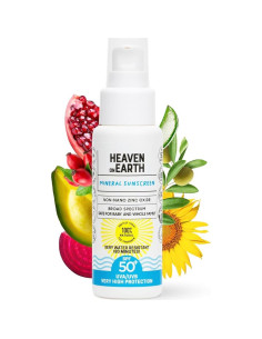 Protector Solar Mineral SPF 50+ Heaven on Earth 50ml 2