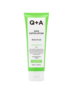 Exfoliante Corporal Q+A AHA 250ml - Vainilla y Coco, Hidratante