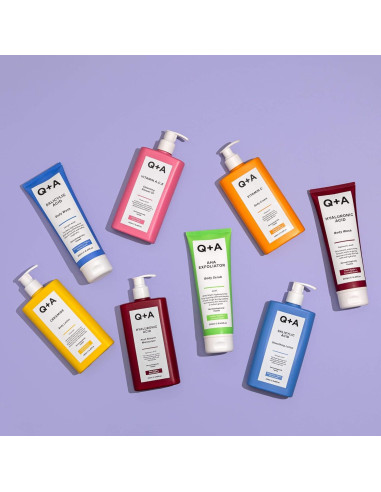 Exfoliante Corporal Q+A AHA 250ml - Vainilla y Coco, Hidratante