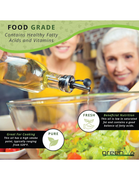 Aceite de Aguacate GreenIVe 100% Puro 0.95L Prensado en Frío