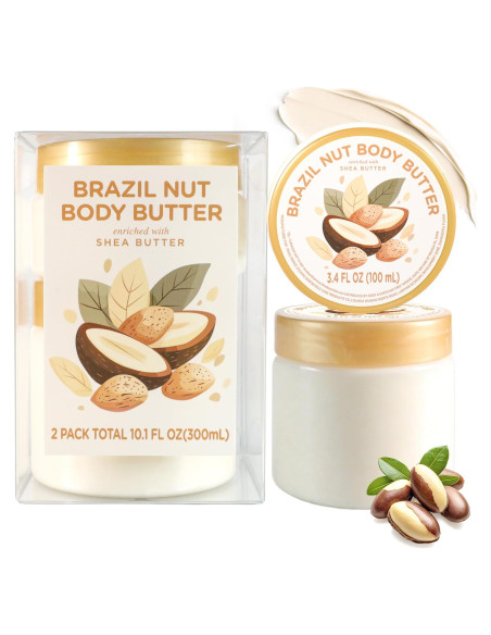 Manteca Corporal Puresoak de Nuez de Brasil 300g Hidratante