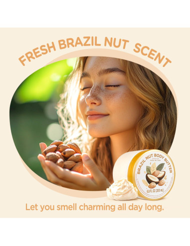 Manteca Corporal Puresoak de Nuez de Brasil 300g Hidratante