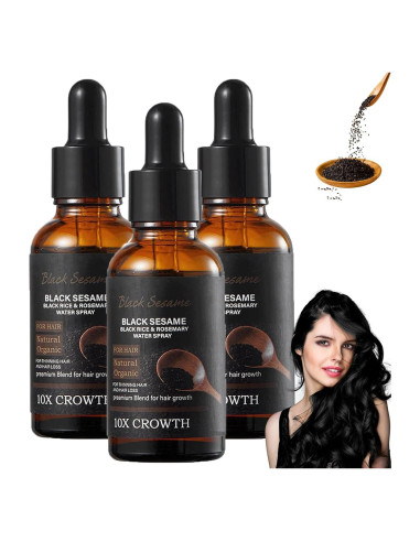 Suero de Crecimiento Capilar WRTHYT 30ML con Sésamo Negro