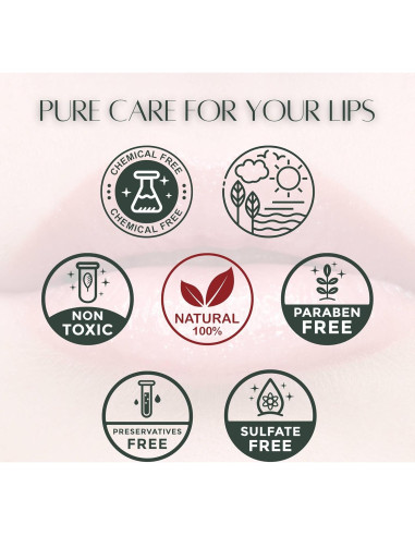 Bálsamo Labial Natural Lather Green Mango y Anacardo 3 Unidades