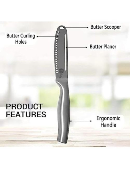 Espátula Mágica para Mantequilla Simple Spreading - Acero Inoxidable