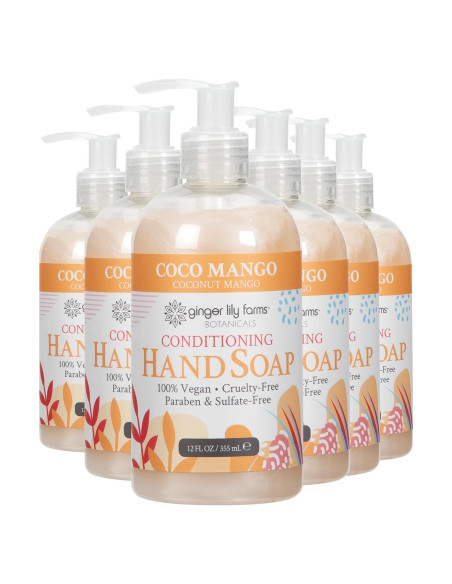 Jabón de Manos Líquido Acondicionador Ginger Lily 354 ml x6