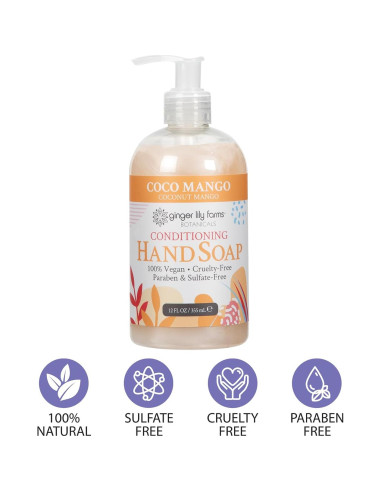 Jabón de Manos Líquido Acondicionador Ginger Lily 354 ml x6