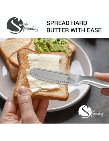 Espátula Mágica para Mantequilla Simple Spreading - Acero Inoxidable