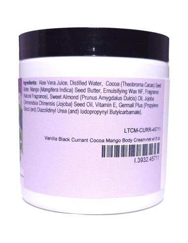 Crema Corporal Hidratante Flowersong 226.8g Vainilla Grosella Negra