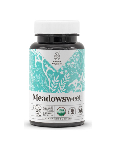 Cápsulas de Meadowsweet Orgánico Garden Organics 60 Unidades