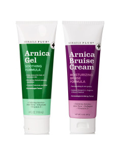 Set de Crema y Gel de Arnica Miracle Plus para Moretones